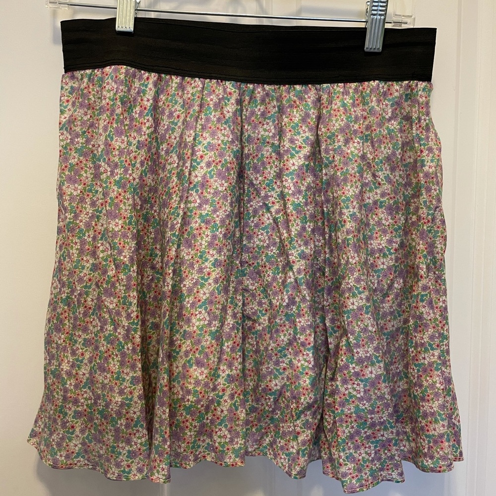 Floral Mini Skirt
